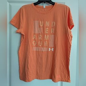 Under Armour Vibrant Orange HeatGear Tee